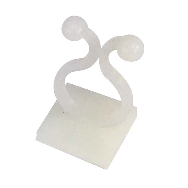 オーム電機 DZ-BTT8ABZ 09-1678 ベース付ツイストタイ 白 4個入(ご注文単位1袋)【直送品】