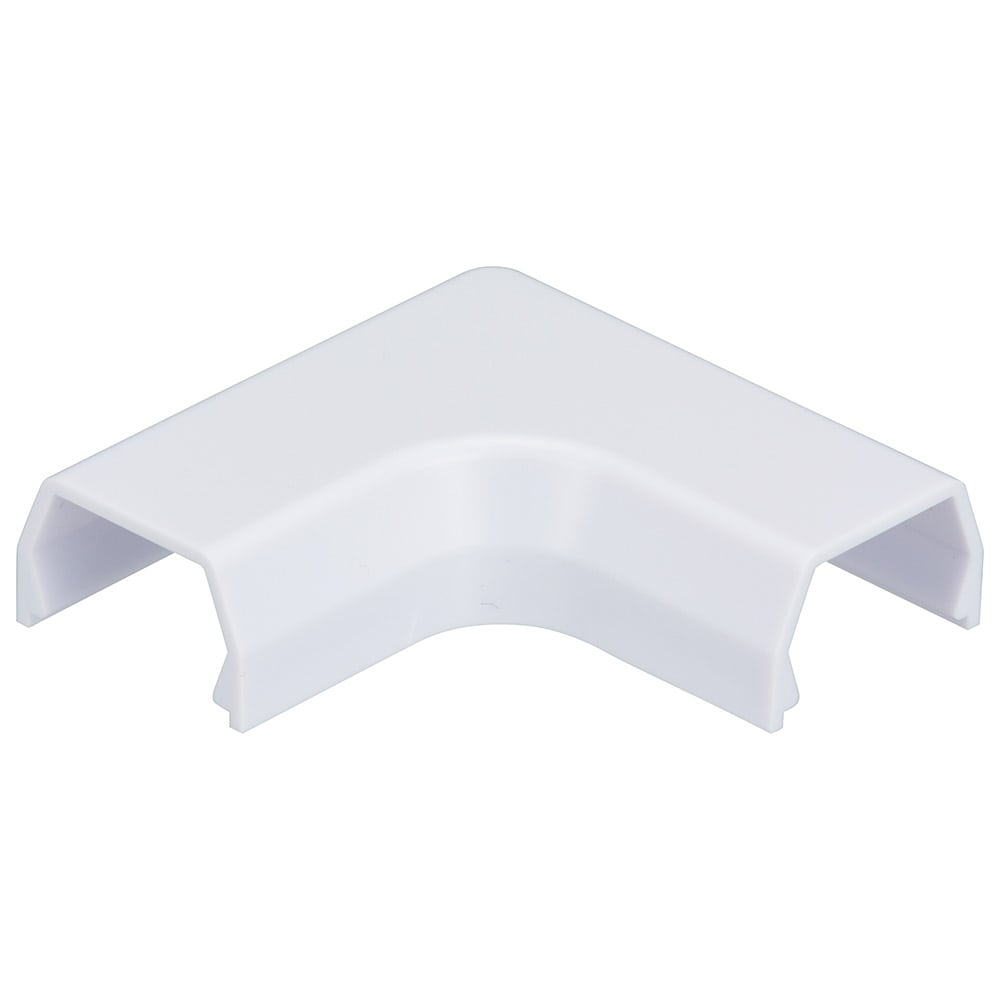 オーム電機 DZ-AMM1-W/2P 09-2651 モール用曲がり1号 白 2個入（ご注文単位1袋）【直送品】