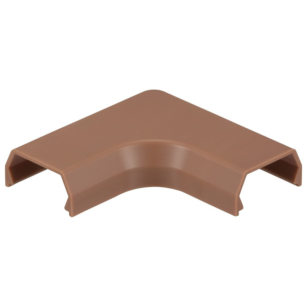 オーム電機 DZ-AMM2-T/2P 09-2669 モール用曲がり2号 茶 2個入（ご注文単位1袋）【直送品】