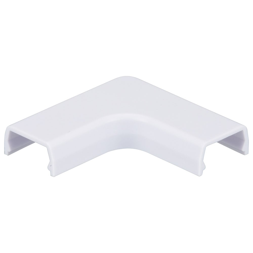 オーム電機 DZ-AMM0-W/2P 09-2675 モール用曲がり0号 白 2個入（ご注文単位1袋）【直送品】