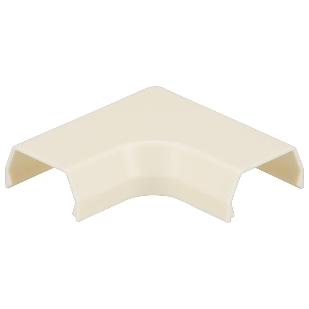 オーム電機 DZ-AMM3-M/2P 09-2690 モール用曲がり3号 ミルキー 2個入（ご注文単位1袋）【直送品】