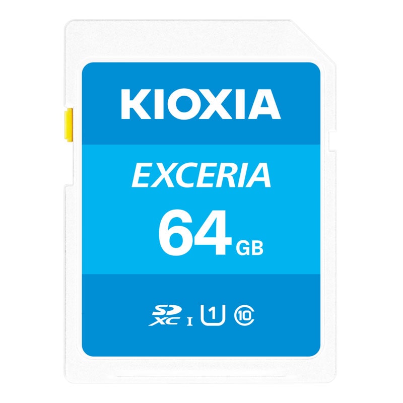 オーム電機 4582563852334 11-0903 キオクシア SDXCメモリーカード UHS-I 64GB EXCERIA（ご注文単位1袋）【直送品】