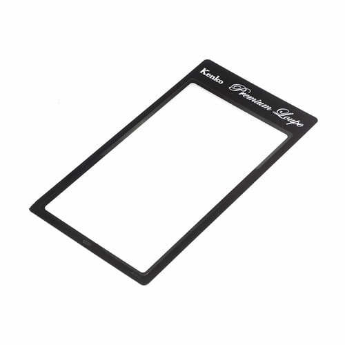 オーム電機 KTL-014N 13-0038 ケンコートキナー 極薄シートルーペ 極薄カード型拡大鏡 KTL-014N（ご注文単位1袋）【直送品】