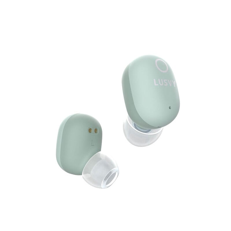 オーム電機 L102BEANPG 13-3335 ナガオカ 完全ワイヤレスイヤホン ピスタチオグリーン(ご注文単位1袋)【直送品】