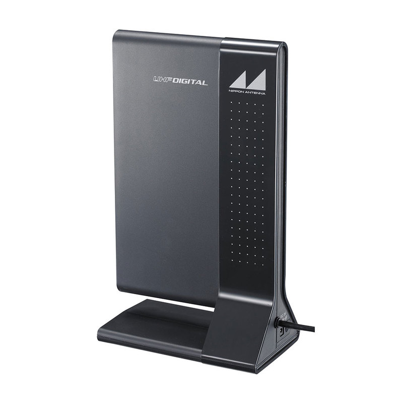 オーム電機 ARL1(B) 14-1033 日本アンテナ 室内用UHFアンテナ ブラック(ご注文単位1袋)【直送品】