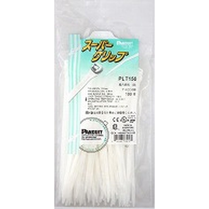 オーム電機 PLT150 14-2052 パンドウイット 結束バンド ロックタイ スーパーグリップ 屋内用 ホワイト 150mm 100本(ご注文単位1袋)【直送品】
