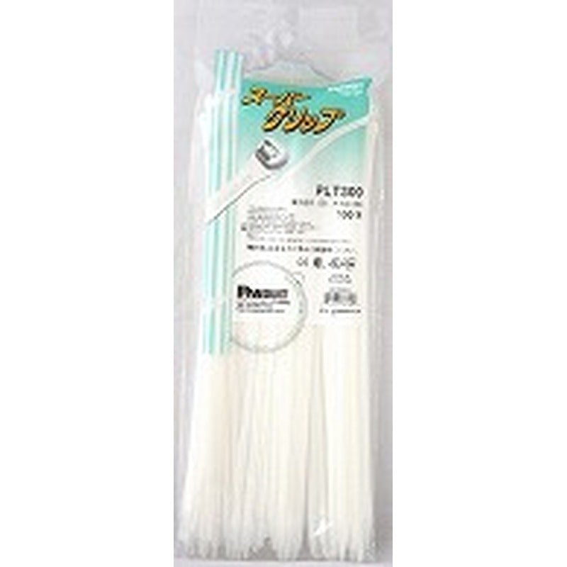 オーム電機 PLT300 14-2055 パンドウイット 結束バンド ロックタイ スーパーグリップ 屋内用 ホワイト 300mm 100本(ご注文単位1袋)【直送品】