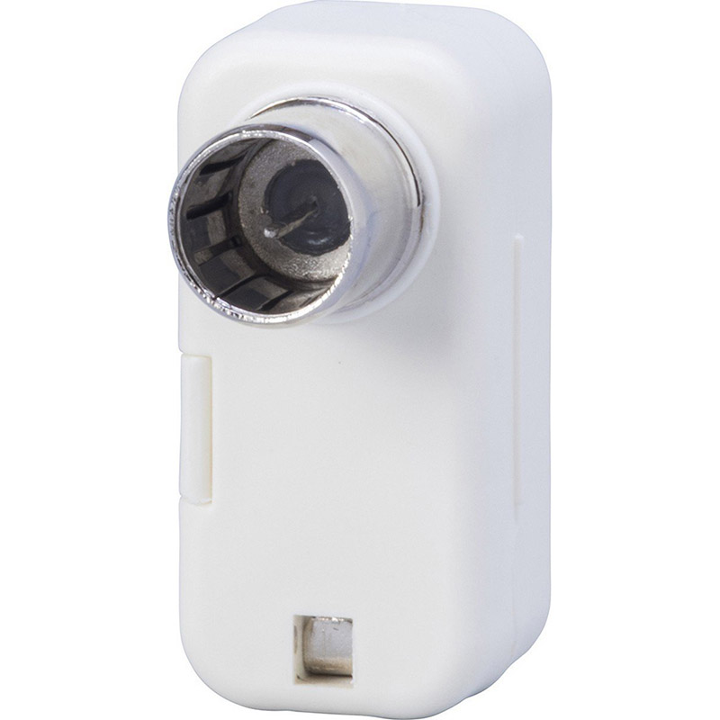 オーム電機 FP4S(N)-SP 14-2755 日本アンテナ テレビプラグ8K 4C用 白(ご注文単位1袋)【直送品】