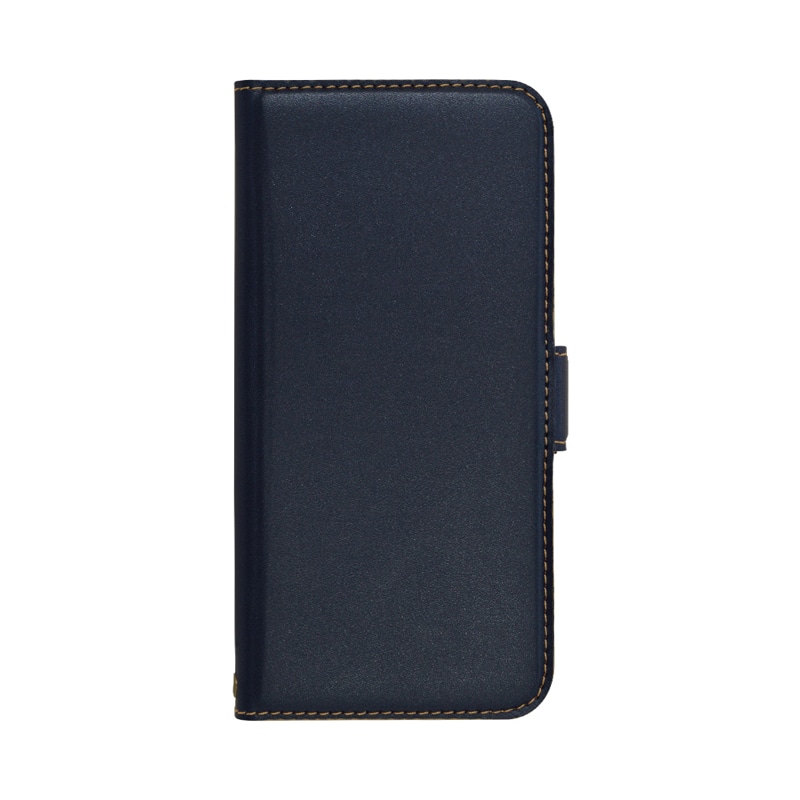 オーム電機 5453IP047BO 15-8489 ラスタバナナ 手帳型スマホケース iPhoneSE第2世代/iPhone8/iPhone7/iPhone6s サイドマグネット ネイビー(ご注文単位1袋)【直送品】