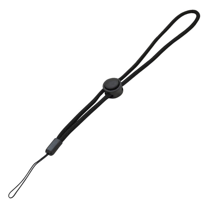 オーム電機 RHST02BK 15-8513 ラスタバナナ ハンドストラップ 長さ調節パーツ付き ブラック(ご注文単位1袋)【直送品】