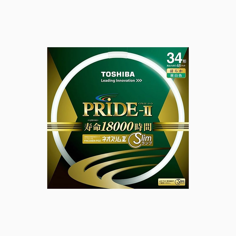 オーム電機 4974550598798 16-0605 蛍光灯 GZ10q 34形 昼白色 外径373mm 高周波点灯専用 東芝 ネオスリムZプライドII FHC34EN-PDZ（ご注文単位1袋）【直送品】