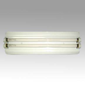 オーム電機 FA-S20250HZ 16-6417 ノーベル 蛍光灯 笠付き 2灯 20W 50Hz（ご注文単位1袋）【直送品】