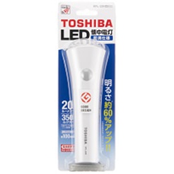 オーム電機 4904530630750 17-4173 東芝 LED懐中電灯 単2形2本使用 KFL-22N(W)（ご注文単位1袋）【直送品】