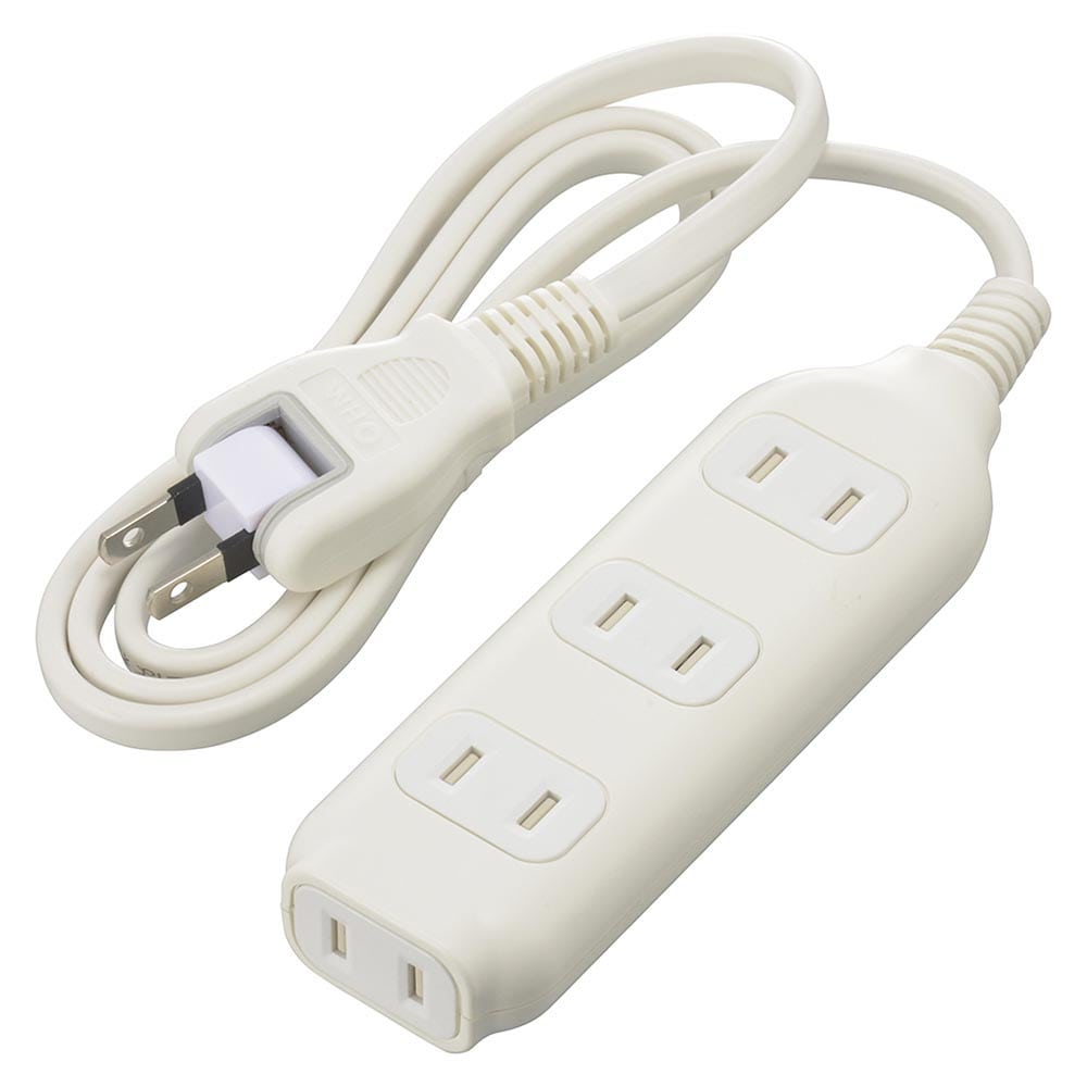 オーム電機 4個口タップ 1m 1個（ご注文単位1個）【直送品】