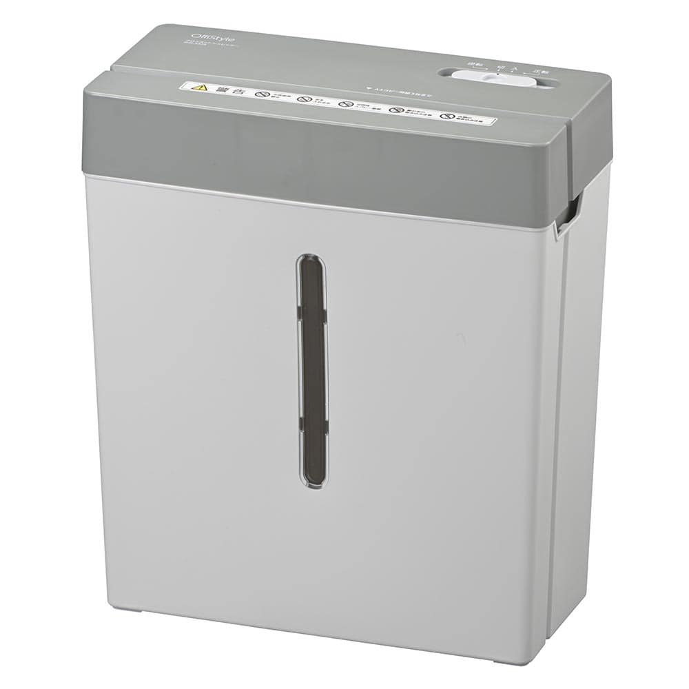 オーム電機 OffiStyle クロスカットシュレッダー 1個（ご注文単位1個）【直送品】