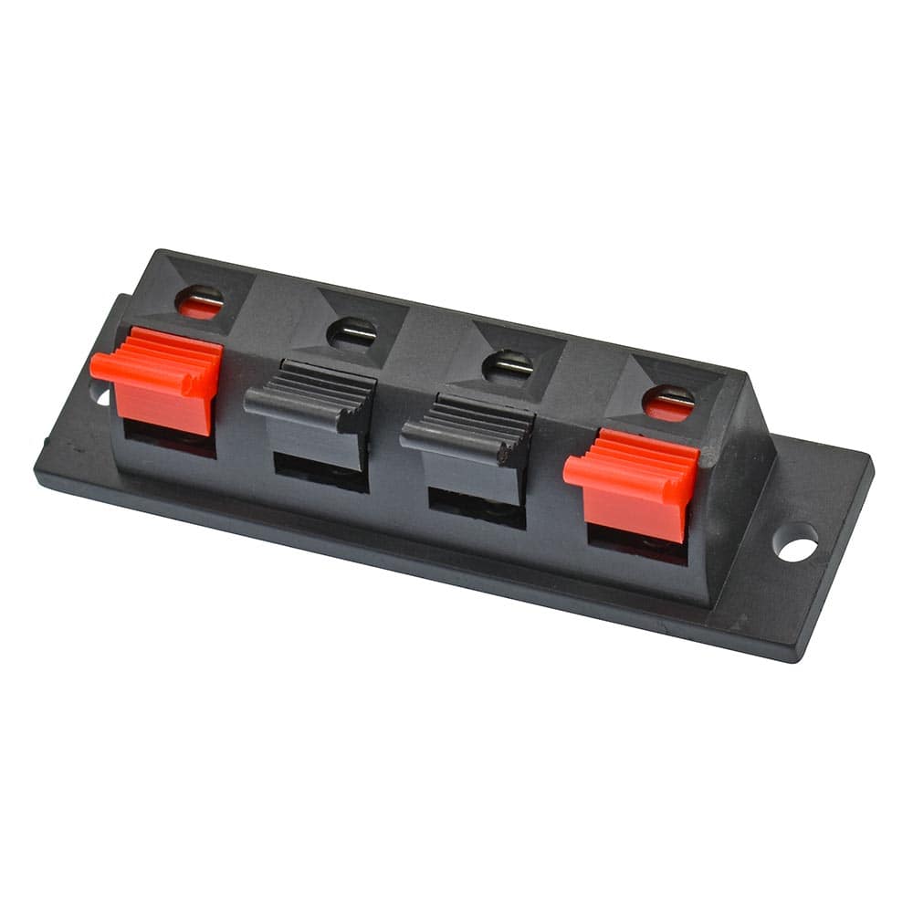 オーム電機 プッシュターミナル 4ピンタイプ 1個（ご注文単位1個）【直送品】