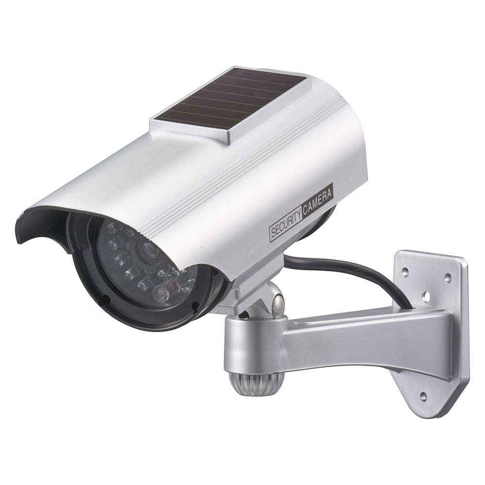 オーム電機 monban ダミーカメラ ソーラー式 屋外型 常時点滅タイプ 1個（ご注文単位1個）【直送品】