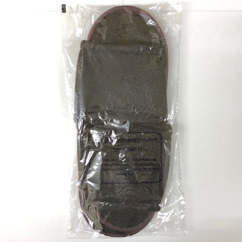 129S15V-1 スリッパ ブラウン(袋入) 10組/束(ご注文単位1束)【直送品】