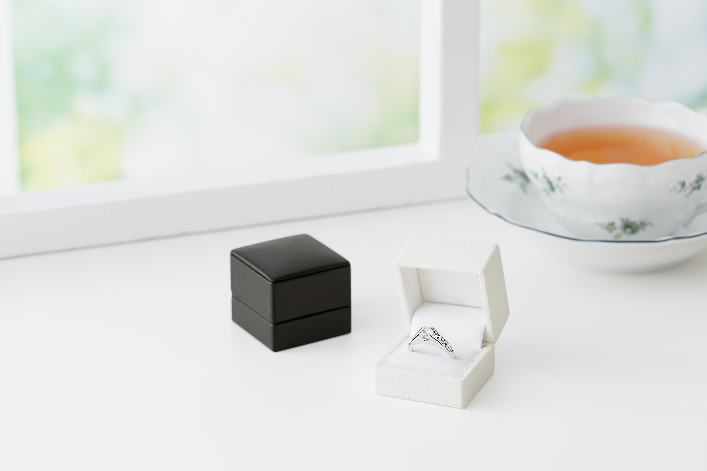 MR-899-R-BK リングケース ブライダルリング用ベビーリング黒 1個 (ご注文単位10個)【直送品】