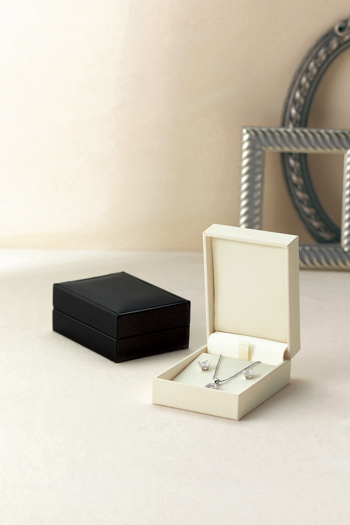 GT-54-NEP-WH ネックレス・イヤリング・ピアス兼用ケース　ホワイト 1個 （ご注文単位10個）【直送品】