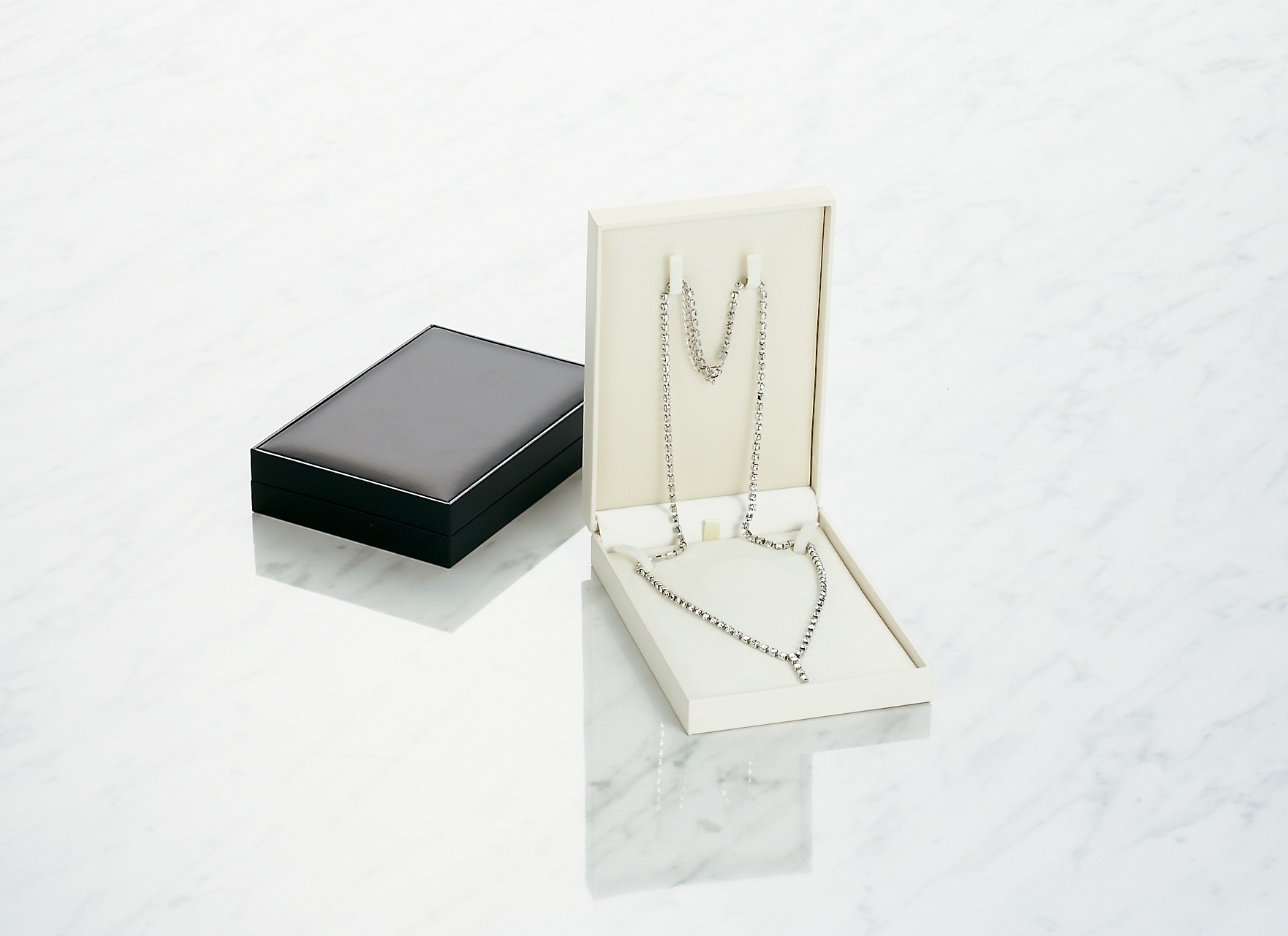 GT-58-N-WH ロングネックレス・パールケース ホワイト 1個 (ご注文単位10個)【直送品】