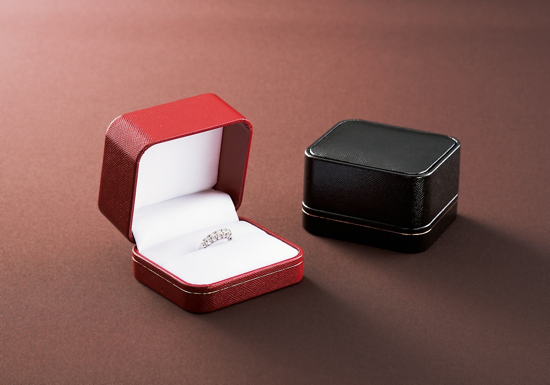 CS-02-R-BK リングケース　リングスリット　ブラック 1個 （ご注文単位10個）【直送品】