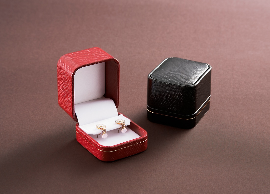 CS-09-E-BK イヤリング・ピアスケース小 ブラック 1個 (ご注文単位10個)【直送品】