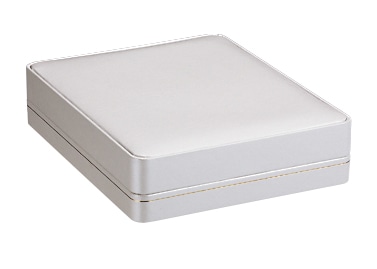 CS-27-NE-WH パールネックレス・イヤンリングケース　ホワイト 1個 （ご注文単位5個）【直送品】