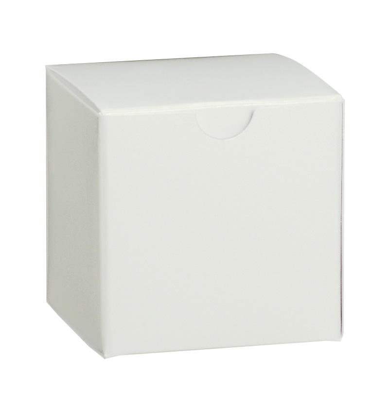 CR-01-RE-WH クリスタル調透明ケース 台紙付 ホワイト 1個 (ご注文単位40個)【直送品】