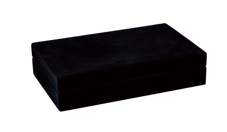 RS-157-NER-BK パールネックレス 3点セット対応ケース ブラック 1個 (ご注文単位10個)【直送品】