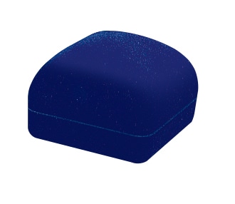 FK-001-E-NV イヤリング・ピアスケース　フロッキー生地　ネイビー 1個 （ご注文単位10個）【直送品】