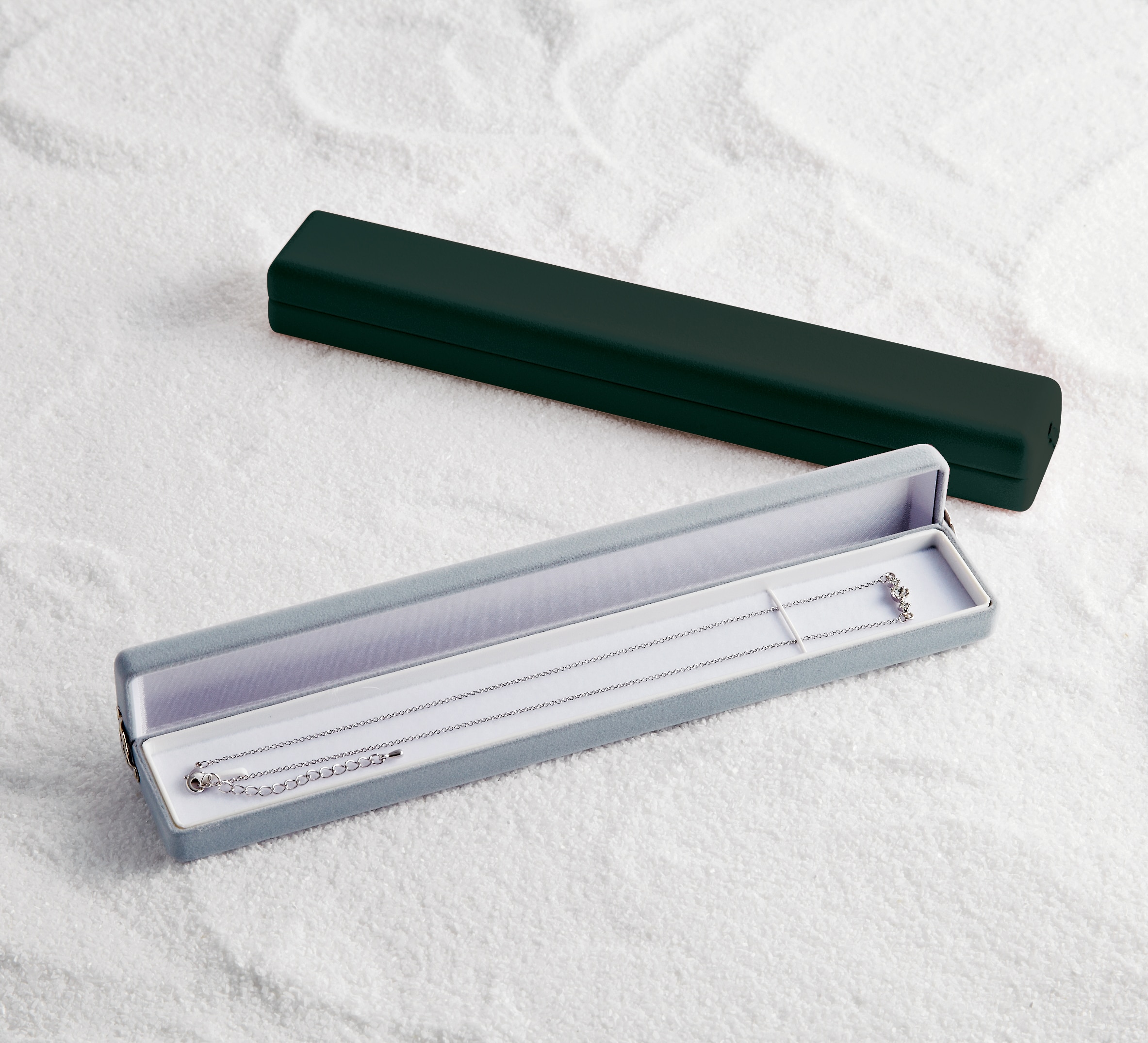 FK-301-N-BK ネックレスケース小 回転蝶番式 ブラック 1個 (ご注文単位10個)【直送品】