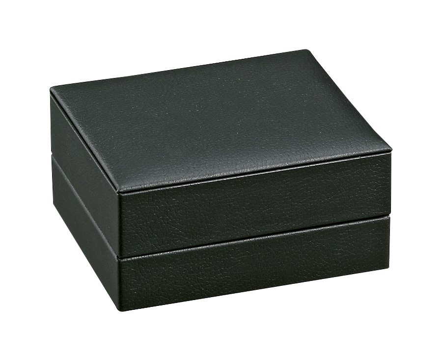 GR-86-TB-BK タイピン・ブローチケース　レザー調生地　ブラック 1個 （ご注文単位10個）【直送品】