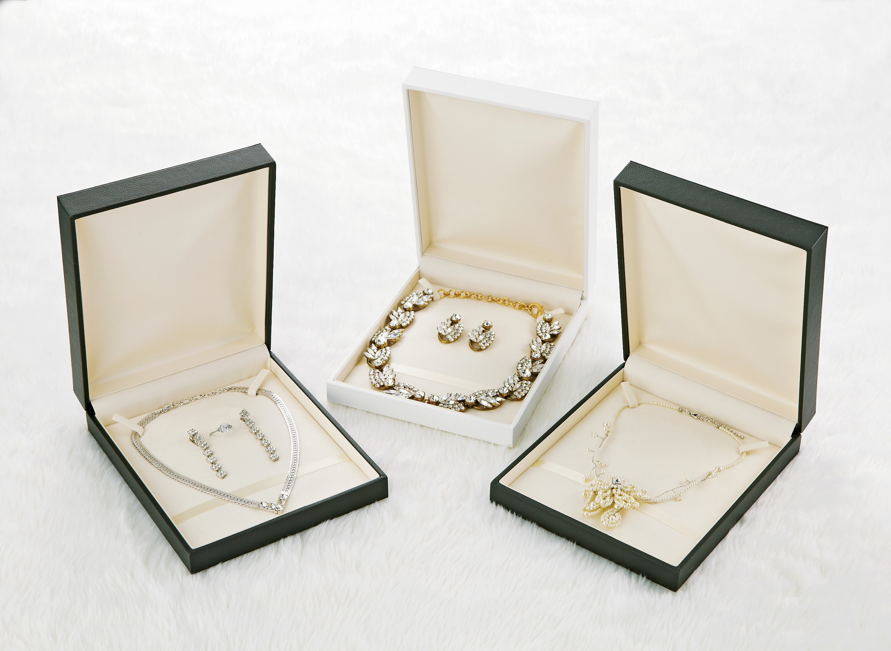 GR-877-NER-WH パール・オメガネックレスケースNER3点 ホワイト 1個 (ご注文単位5個)【直送品】