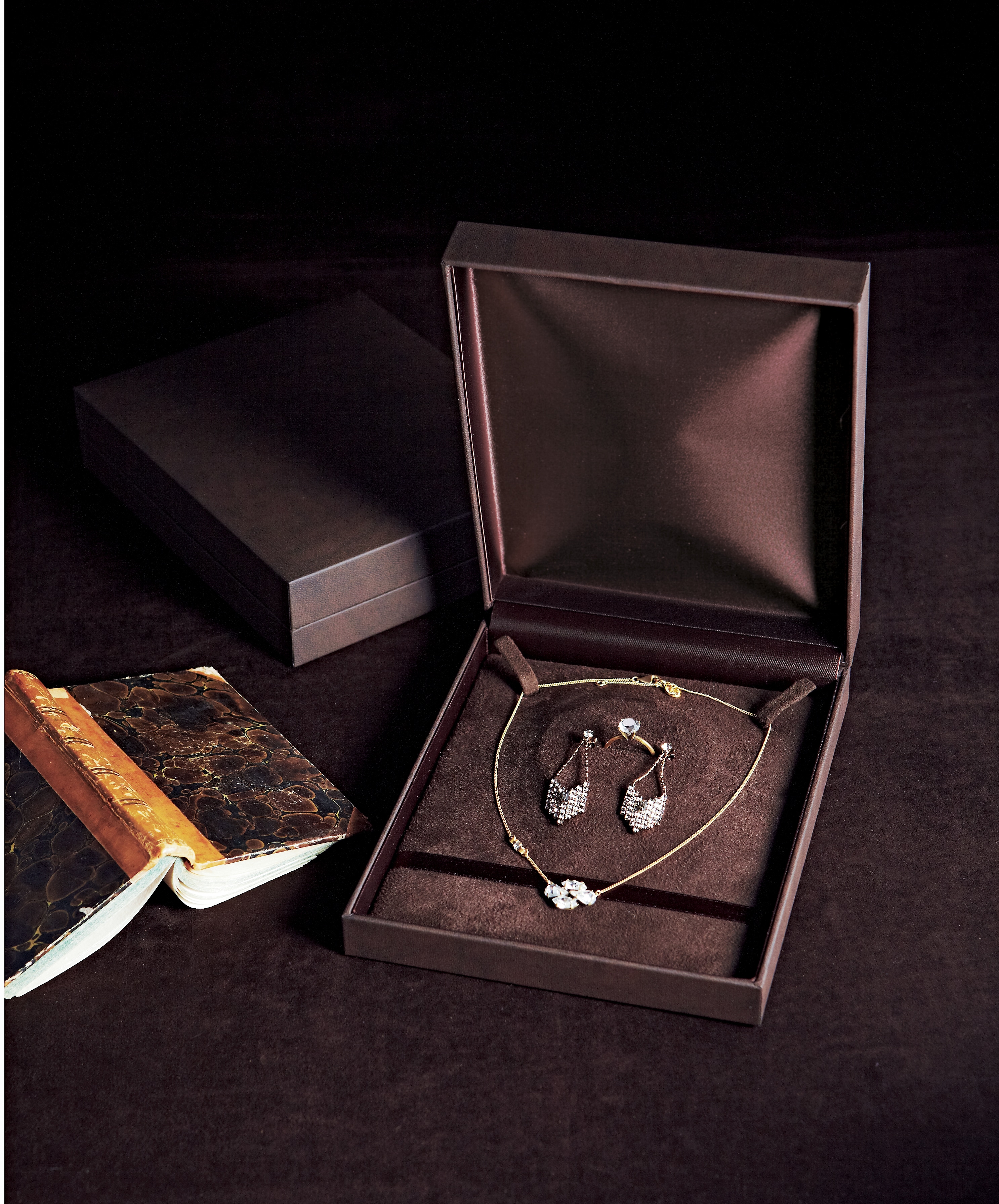 NBX-977-NER-BR ネックレスケース NE・NER兼用 ブラウン 1個 (ご注文単位5個)【直送品】