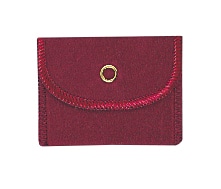 PO-01-S-WINE 角型ポーチSサイズ　マジックテープ付　ワイン 50枚/束 （ご注文単位1束）【直送品】