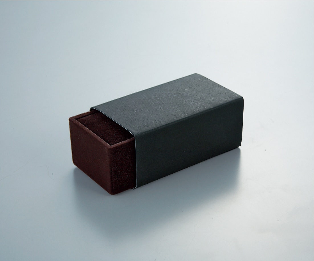 FK-251-TC-BK タイピン・カフス用ケース フロッキー生地 ブラック 1個 (ご注文単位20個)【直送品】