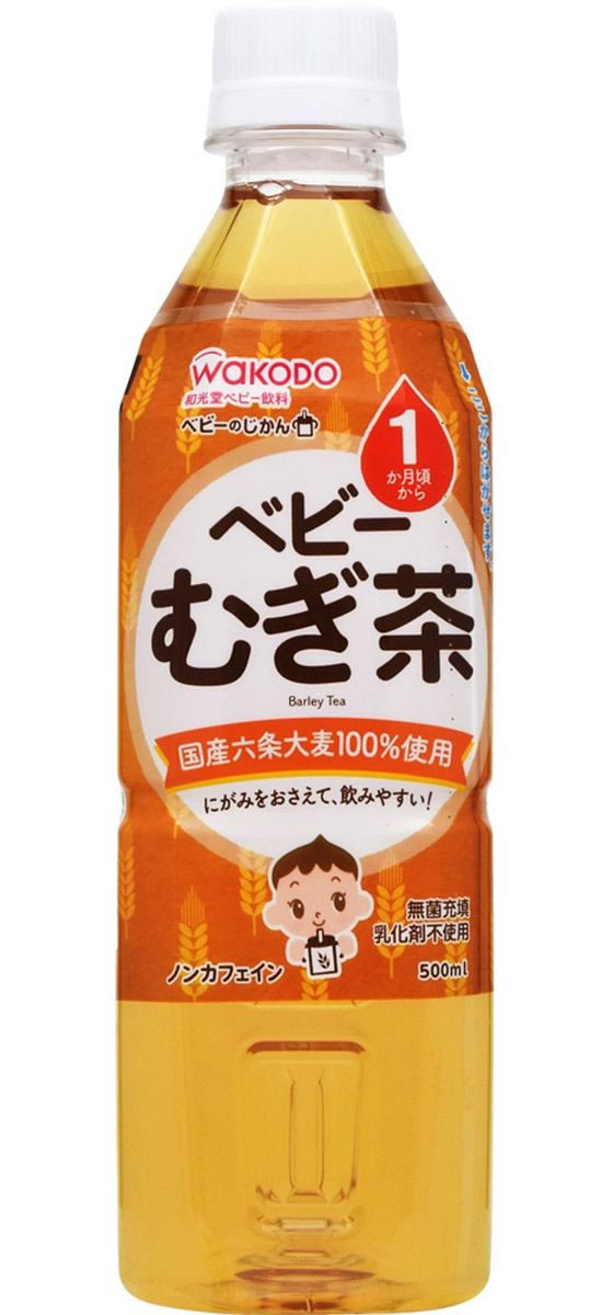 和光堂 ベビーのじかん むぎ茶 500ml 1本※軽(ご注文単位1本)【直送品】