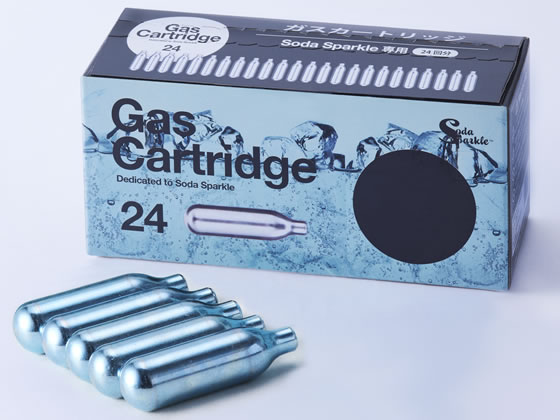 ソーダスパークル ソーダスパークル専用 ガスカートリッジ MS3-24 1箱※軽(ご注文単位1箱)【直送品】