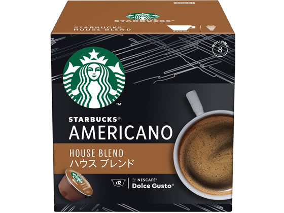 ネスレ スターバックス ハウスブレンド ドルチェ グスト カプセル 12杯分 1箱※軽(ご注文単位1箱)【直送品】