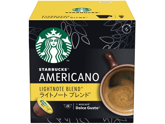 ネスレ スターバックス ライトノートブレンド ドルチェ グスト カプセル 12杯分 1箱※軽(ご注文単位1箱)【直送品】