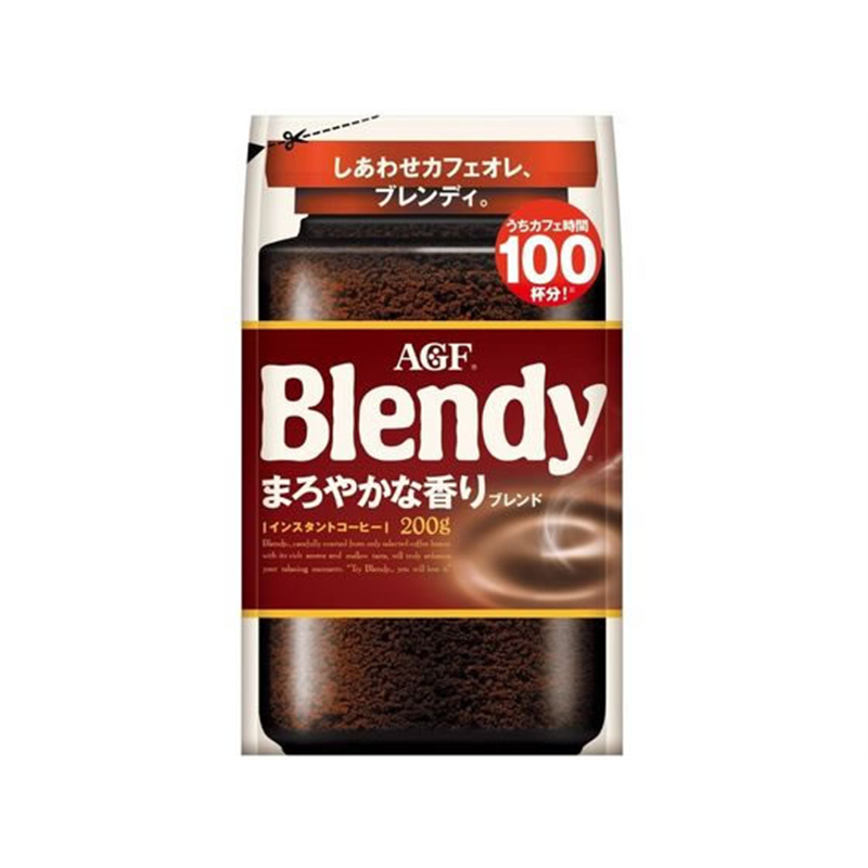 AGF ブレンディまろやかな香りブレンド袋 200G 1袋※軽(ご注文単位1袋)【直送品】