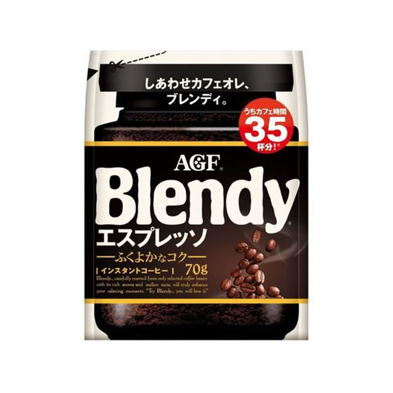 AGF ブレンディ インスタントコーヒー エスプレッソ袋 70g 1袋※軽(ご注文単位1袋)【直送品】