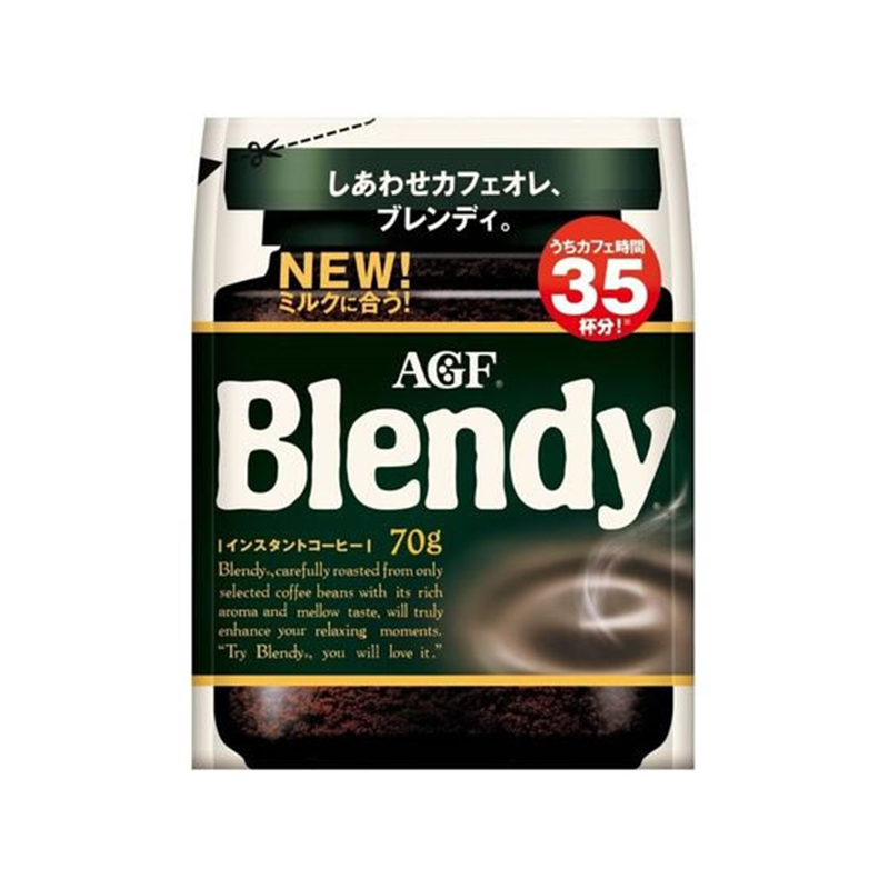 AGF ブレンディ インスタントコーヒー 袋 70g 1袋※軽(ご注文単位1袋)【直送品】