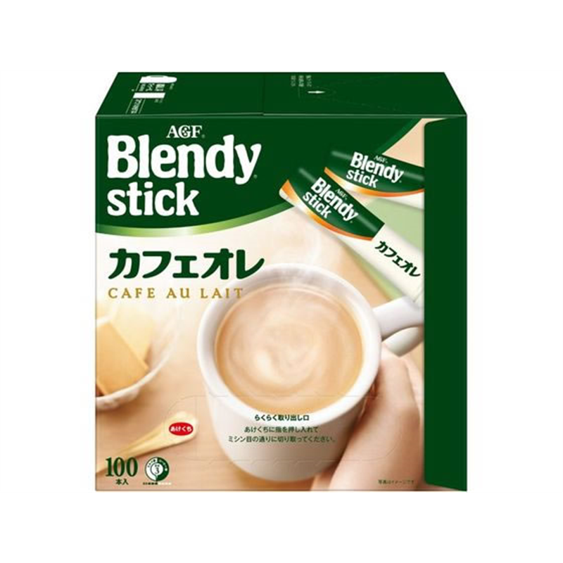 AGF ブレンディ スティック カフェオレ 100本 1箱※軽（ご注文単位1箱)【直送品】