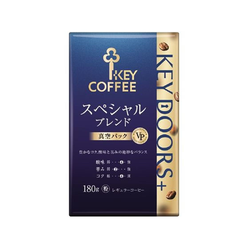 キーコーヒー KEY DOORS+ スペシャルブレンド VP 粉 180g 1袋※軽（ご注文単位1袋)【直送品】
