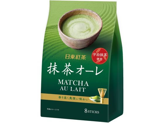 三井農林 日東紅茶 抹茶オーレ 8本入 1パック※軽(ご注文単位1パック)【直送品】