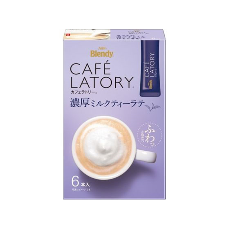 AGF ブレンディ カフェラトリー スティック 濃厚ミルクティーラテ 6本 1箱※軽(ご注文単位1箱)【直送品】