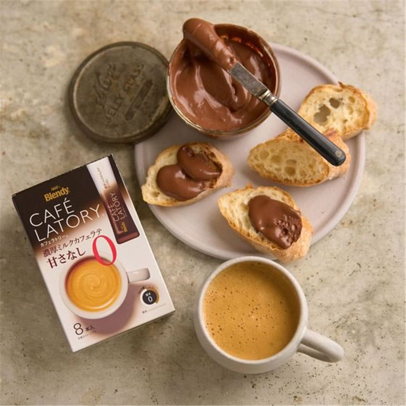 ブレンディ カフェラトリー スティック 濃厚ミルクカフェラテ ノンスウィート 8本 1箱※軽(ご注文単位1箱)【直送品】
