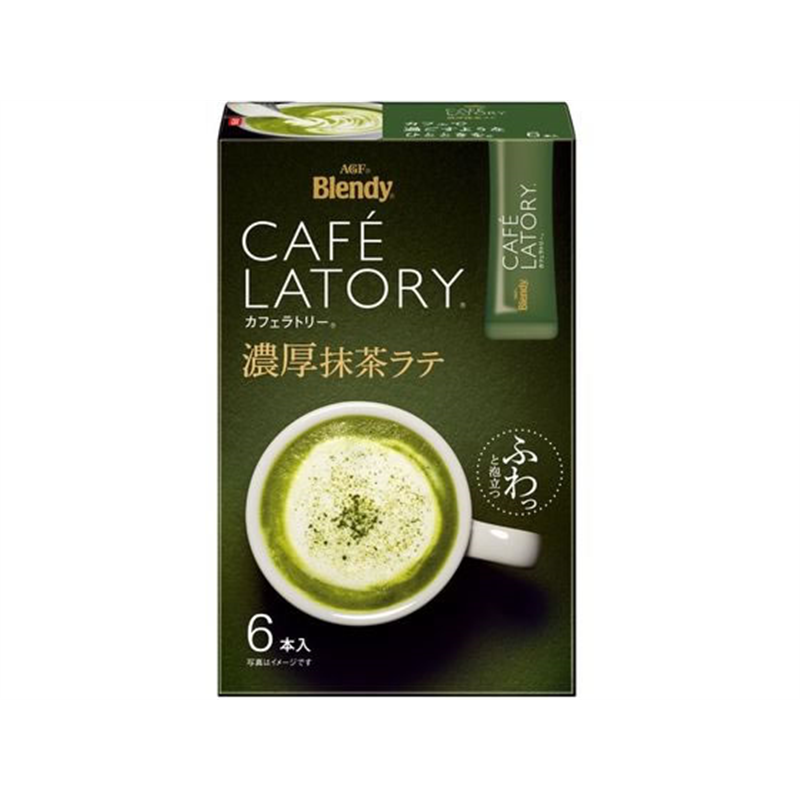 AGF ブレンディ カフェラトリー スティック 濃厚抹茶ラテ 6本 1箱※軽（ご注文単位1箱)【直送品】